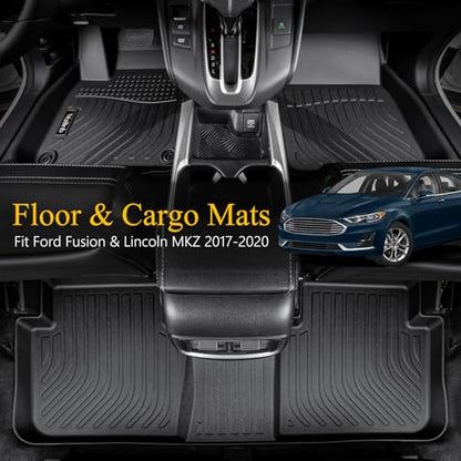 Floor Mats & Cargo Liner Fit for Ford Fusion 2017