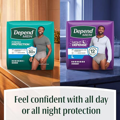Fresh Protection Adult Diapers for Men (26 Count)