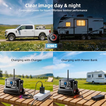 Magnetic RV Wireless Backup Camera (5 Count)