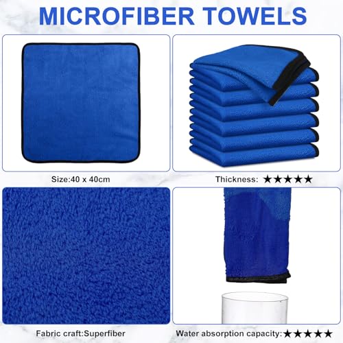 Microfiber Towels Bulk Car Drying Cloth (60 Count)