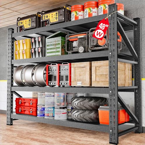 48" Wide Heavy Duty Garage Shelving Units
