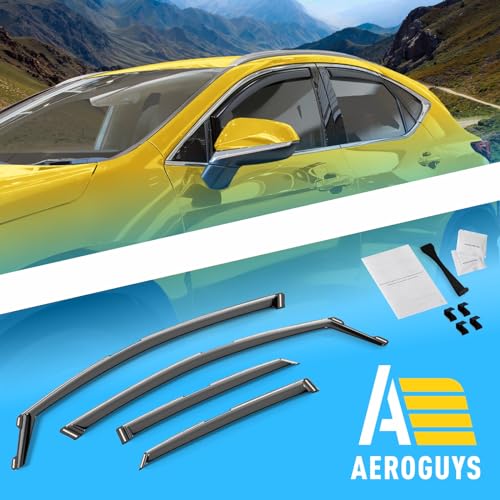 Extra Durable Window Deflectors in (4 Count)