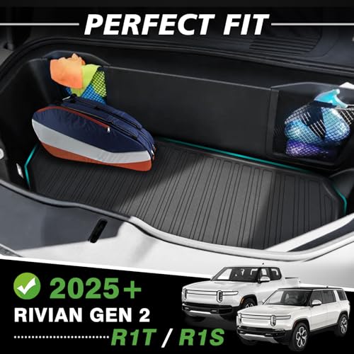 Gen2 Frunk Mat Compatible with Rivian R1T R1S Gen 2 All