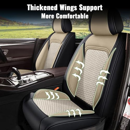 Faux Leather Front Set for Honda Fit Seat Covers 2007
