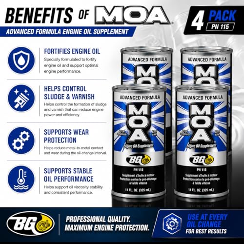 BG Advanced Formula MOA PN 115 Motor Oil Additive (44 Fl Oz)