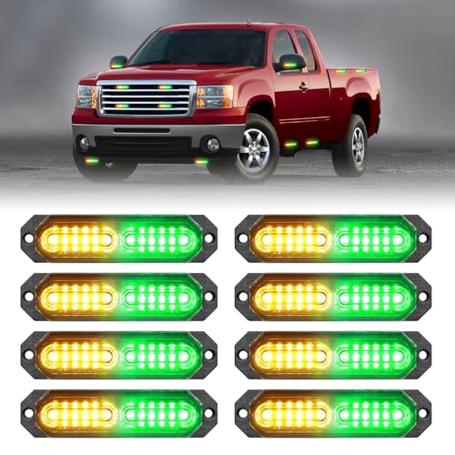 1200T Emergency Strobe Grille Lights (8 Count)