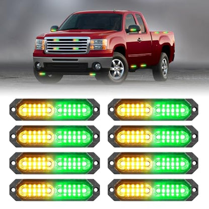 1200T Emergency Strobe Grille Lights (8 Count)