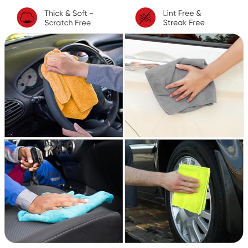Microfiber Cleaning Cloth 12 Pack (12 Count)