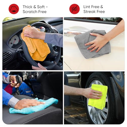 Microfiber Cleaning Cloth 24 Pack (24 Count)