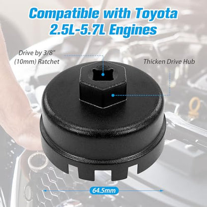 Heavy Duty Oil Filter Cap Removal Tool
