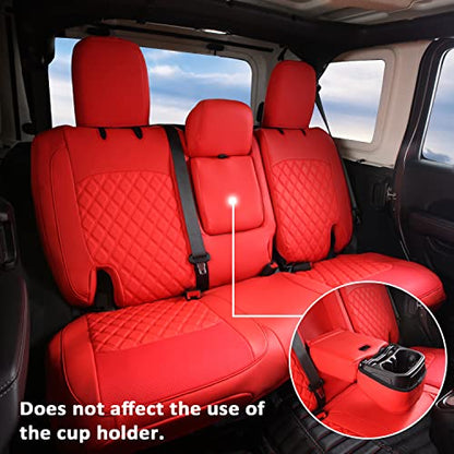 Wrangler JL Seat Covers Custom Fit for Jeep Wrangler (4 Count)