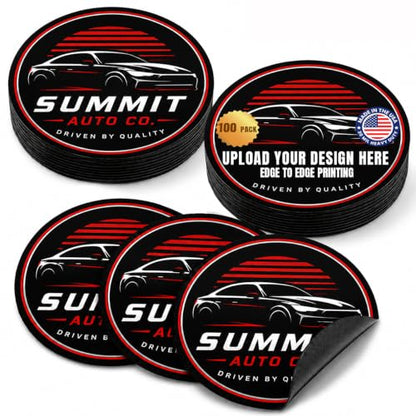 6 Inch Round Car Magnet (100 Count)