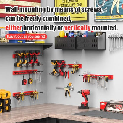 3 Modular Pegboard Strip Storage (2.42 Count)