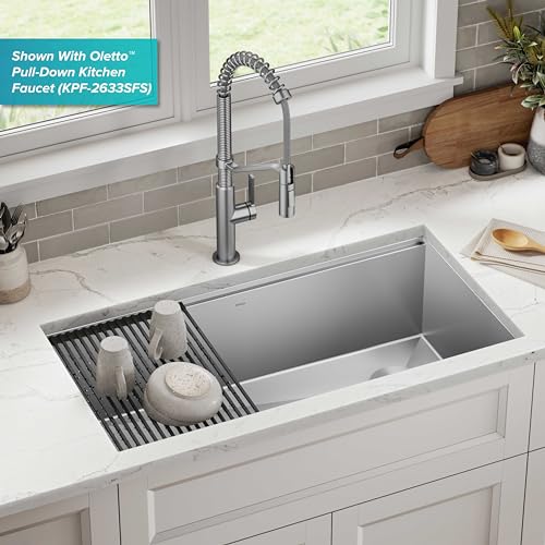 Stainless Steel 36 in Undermount Kitchen Sink KWU110