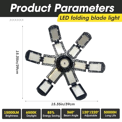 2 Packs LED Garage Light (2 Count)