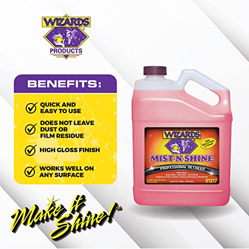 Mist-N-Shine Quick Detailer Spray - Waterless Wash - 1 Gallon (128 Fl Oz)