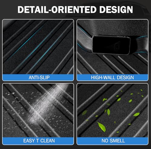 Trunk Mat & Backrest Mat Compatible with 2025 2026 Nissan Kicks