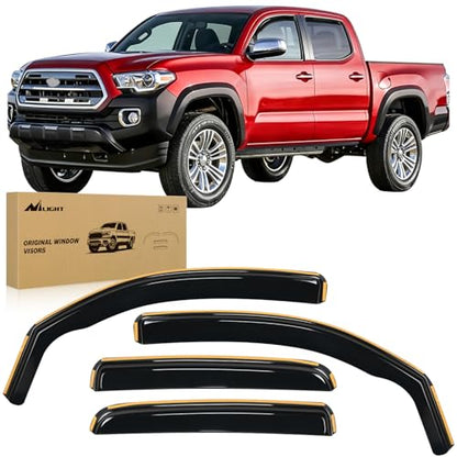 in Channel Rain Guards for Toyota Tacoma 2016