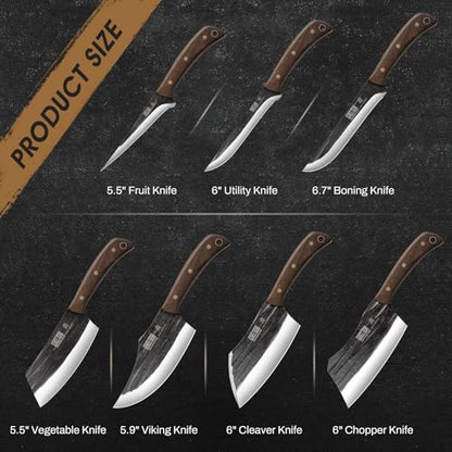 Butcher Knife Set (8 Count)