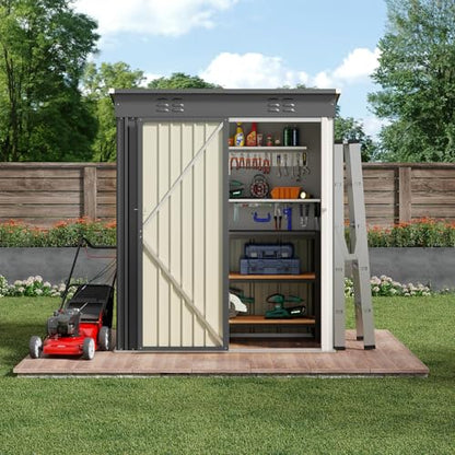 5' x 3' Outdoor Storage Shed