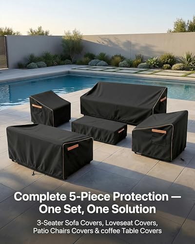 Patio Furniture Cover Set (5 Count)