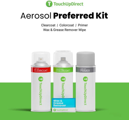 TouchUpDirect 8W7 Dark Blue Metallic Compatible with Toyota Exact Match Touch Up Paint Aerosol - Preferred Kit