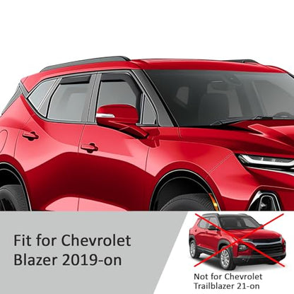 in Channel Extra Durable Rain Guards for Chevrolet
