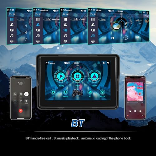 Motorcycle CarPlay Screen
