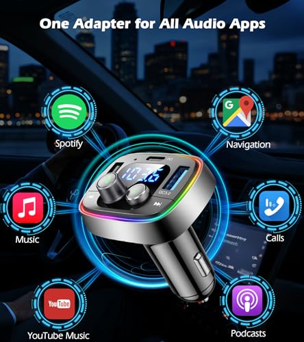 Bluetooth Car Adapter 5.4