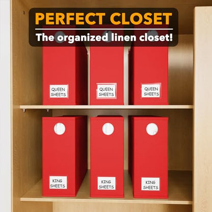 6 Pack Bed Sheet Organizers and Storage (6 Count)