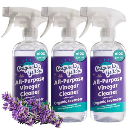 Lavender distilled white vinegar for cleaning purpose Spray (48 Fl Oz)