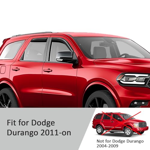in Channel Extra Durable Rain Guards for Dodge Durango 2011 (4 Count)