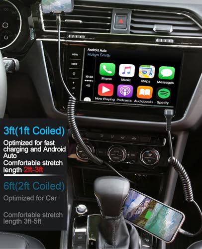 USB C to C Cable for CarPlay (2 Count)