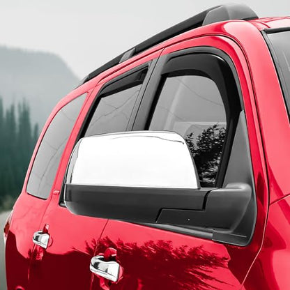 in Channel Extra Durable Rain Guards for Toyota Sequoia 2008
