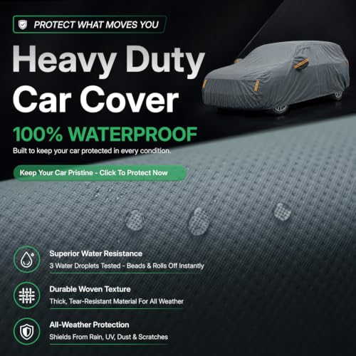 Waterproof Heavy Duty Car Cover Custom Fit Jeep Grand Cherokee