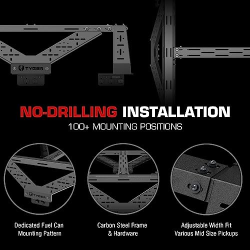 Plate Style Overland Bed Rack for Mid