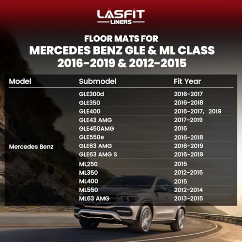 Floor Mats for Mercedes Benz GLE 2016