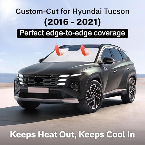 Windshield Sunshade Compatible for Hyundai Tucson 2016