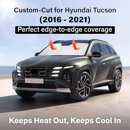 Windshield Sunshade Compatible for Hyundai Tucson 2016