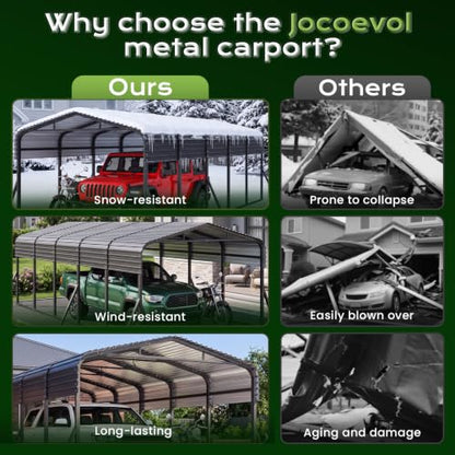 12x25FT Metal Carport