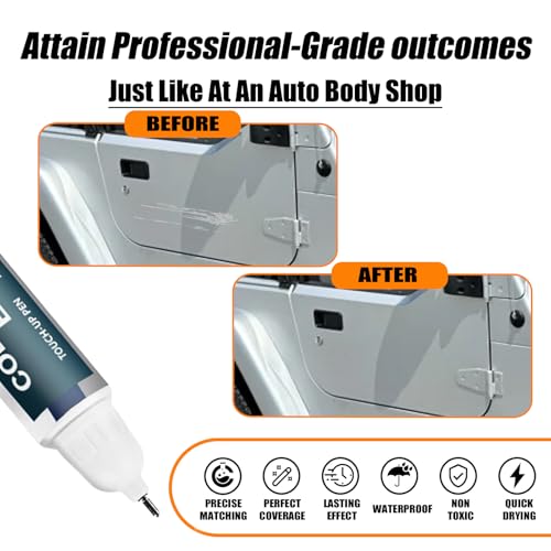 PS2 WS2 Bright Silver Metallic Touch Up Paint for Jeep