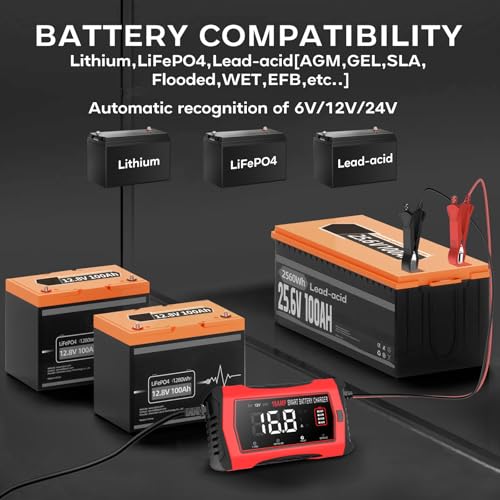 16 Amp Smart Battery Charger
