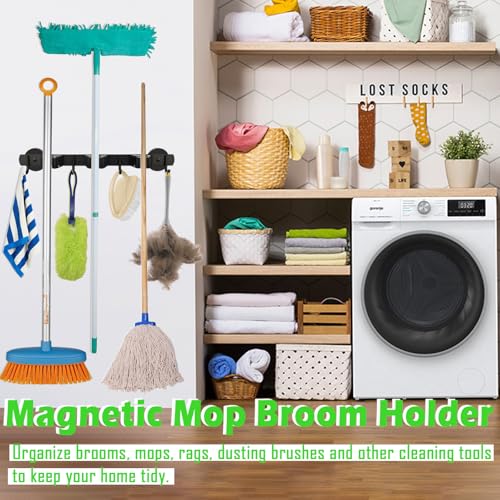 Strong Magnetic Mop Broom Holder