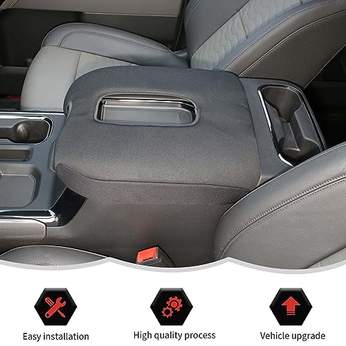 Armrest Box Pad Cover Compatible with Chevrolet Silverado