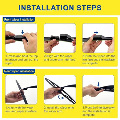Wiper Blades Replacement For 2007