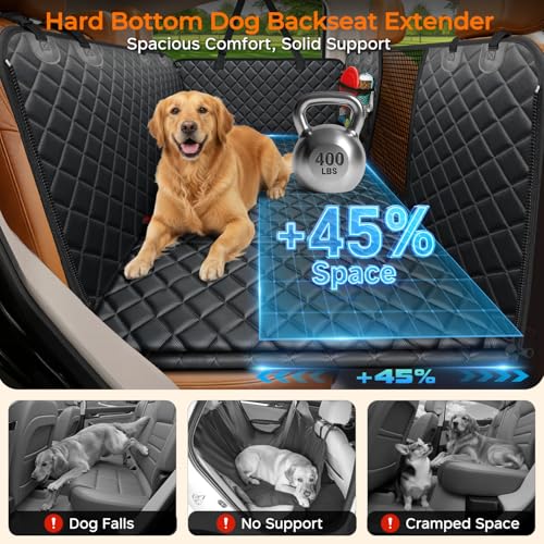 Hard Bottom Dog Car Seat Cover