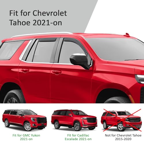 in Channel Extra Durable Rain Guards for Chevrolet