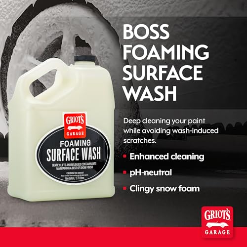 BOSS Foaming Surface Wash for Car Cleaning and Detailing (128 Fl Oz)