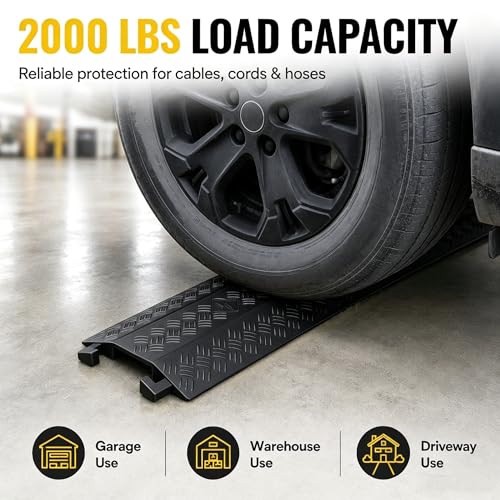2 Pack Black 40" Cable Ramp 1