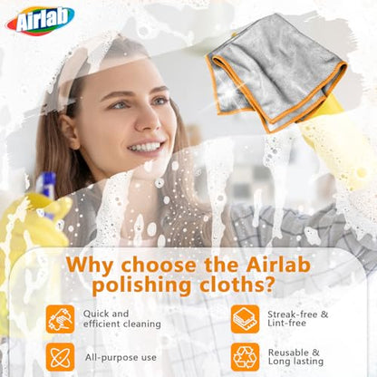 Glass Polishing Streak Free Miracle Cleaning Cloth (6 Count)